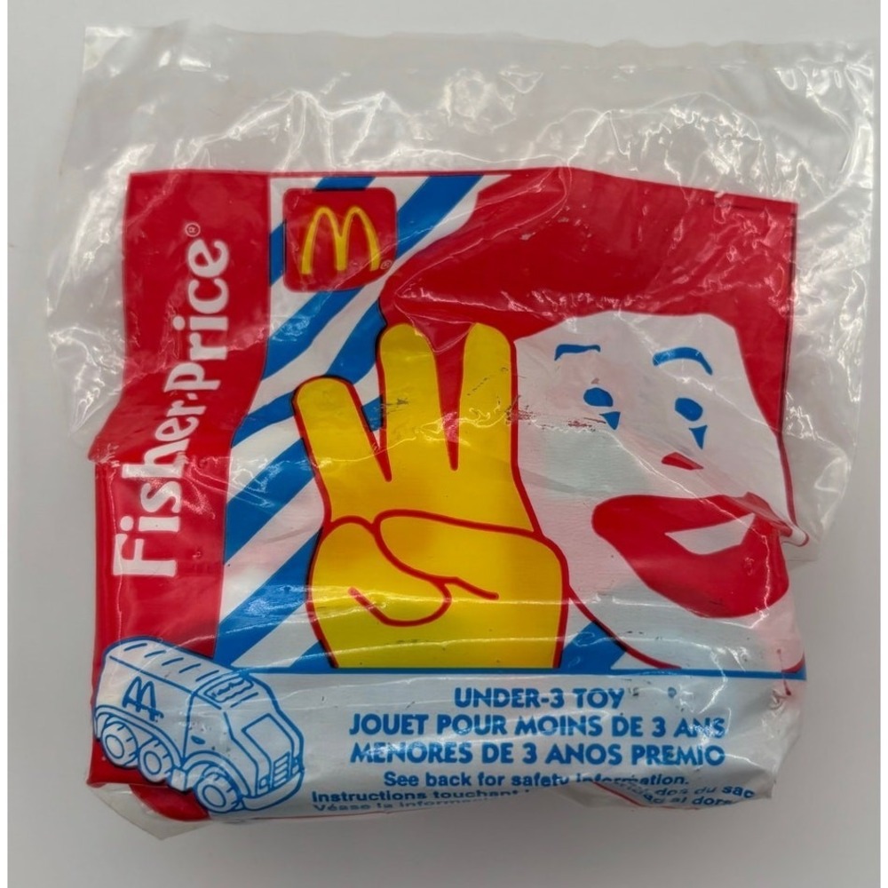 1998 Under 3 Toy‎ McDonald's Happy Meal Fisher Price Truck Sealed